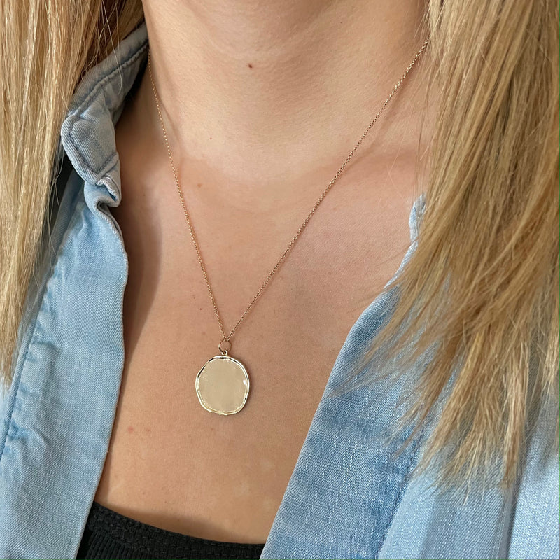 Medium Round Engravable Charm