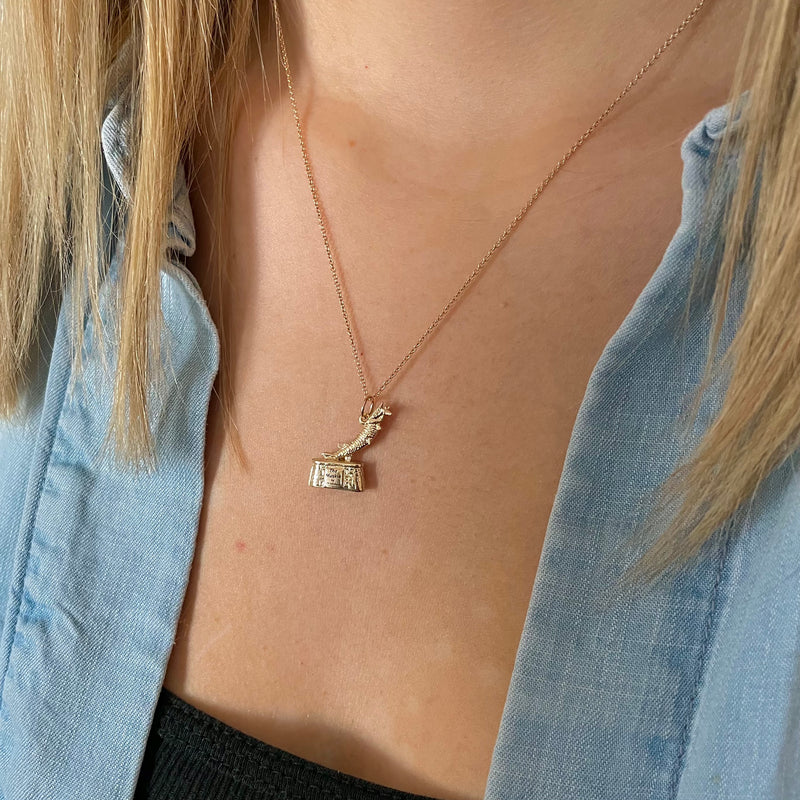 "The Muskie" Statue Necklace