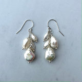 Baroque Pearl Cluster Earrings