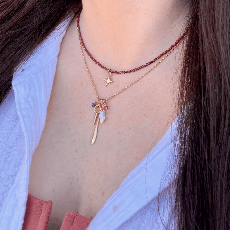 Tiny Gemstone Strand (Solid Color)
