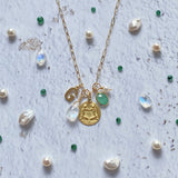 Gemini Zodiac Charm in 18K Gold