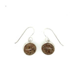Grindstone Granite Sandglobe Earrings