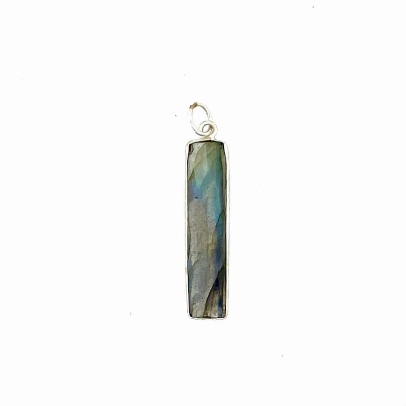 Channel Set Bar Pendant