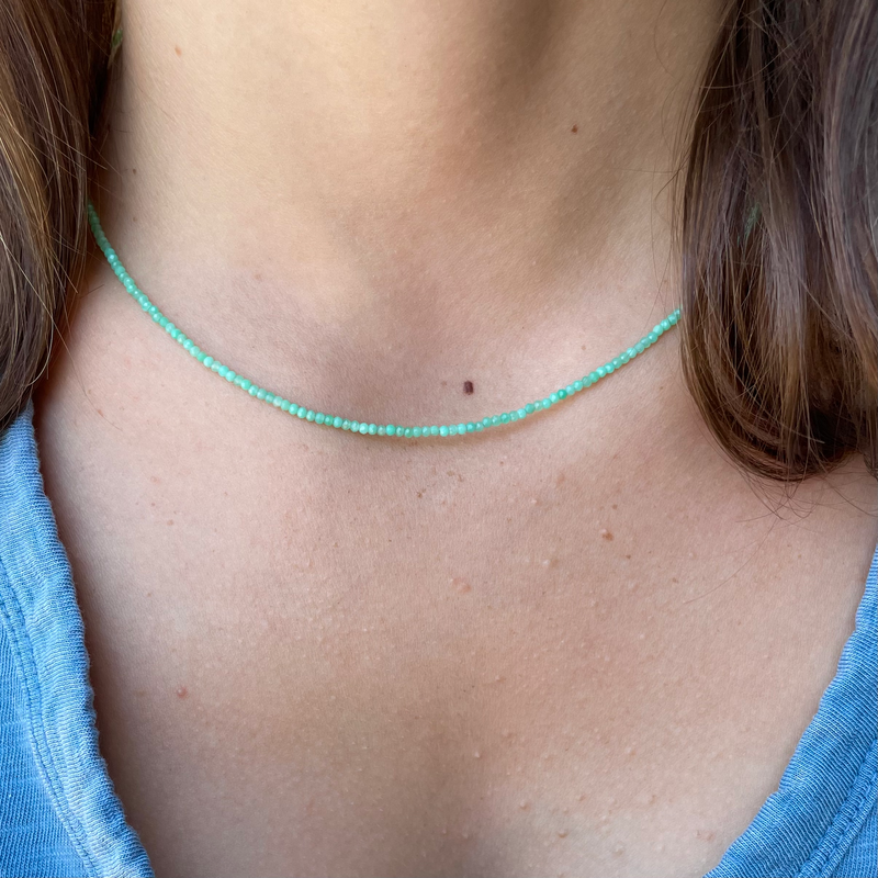 Tiny Gemstone Strand (Solid Color)