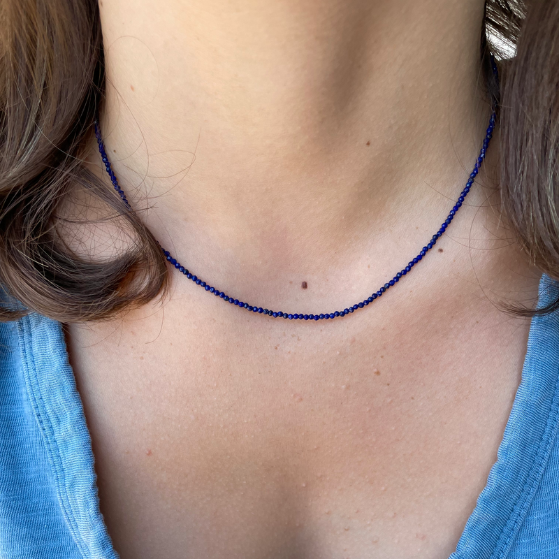 Tiny Gemstone Strand (Solid Color)