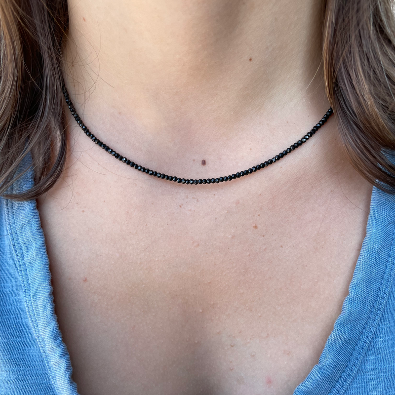Tiny Gemstone Strand (Solid Color)