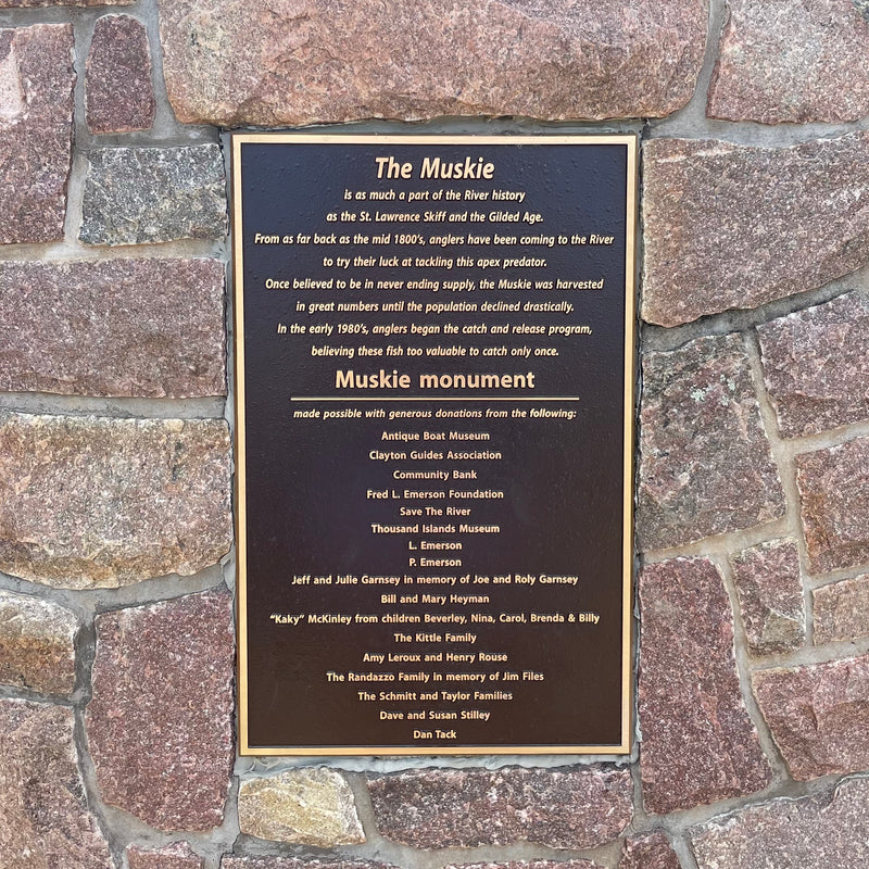 "The Muskie" Statue Necklace