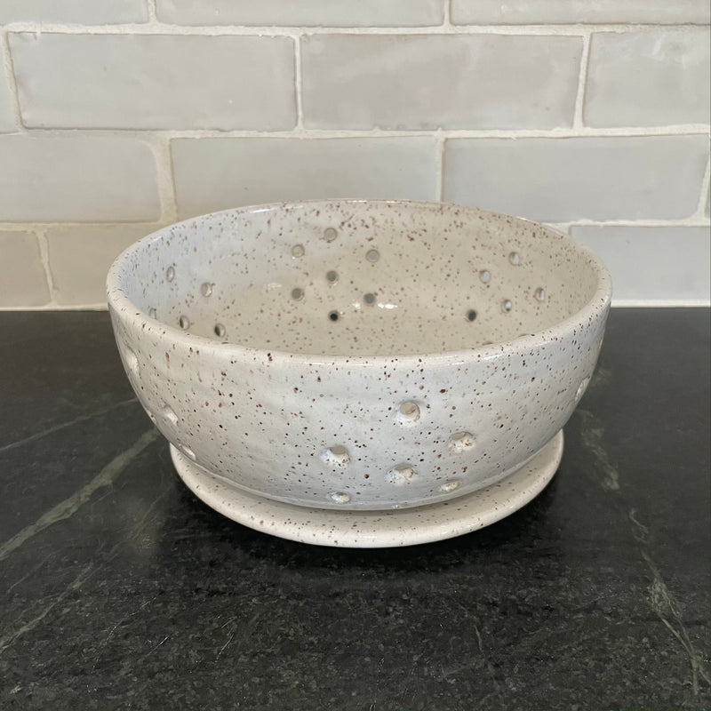 Large Berry Bowl with Saucer
