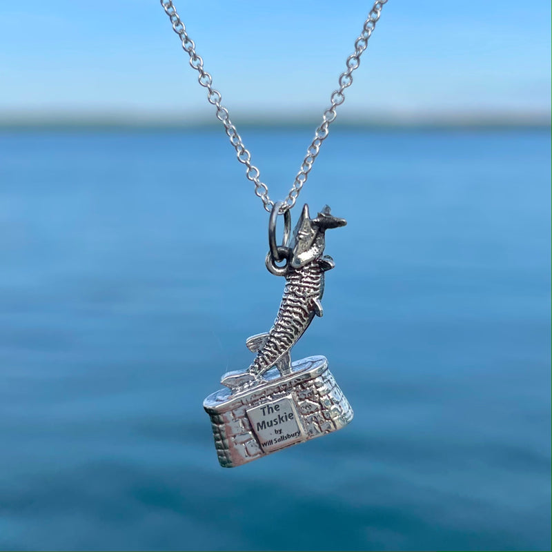 "The Muskie" Statue Charm