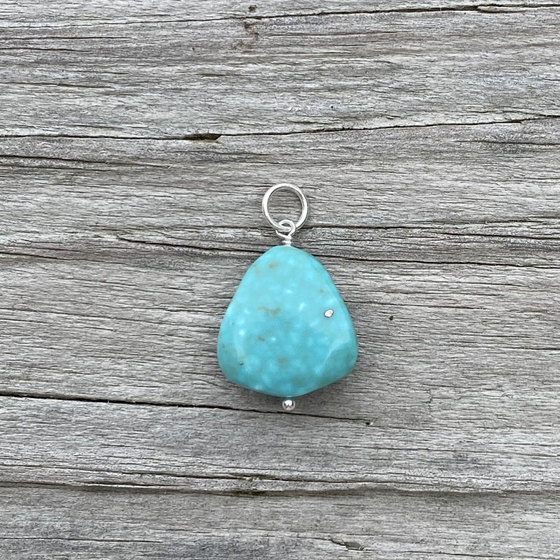 Small Chunky Turquoise Pendant