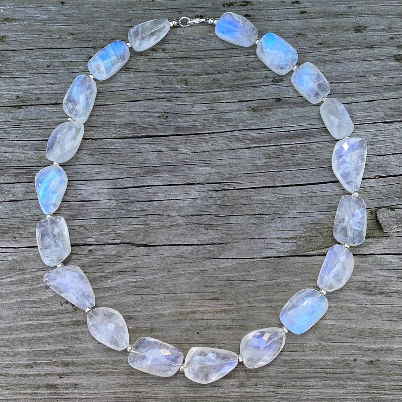 Chunky Moonstone Necklace