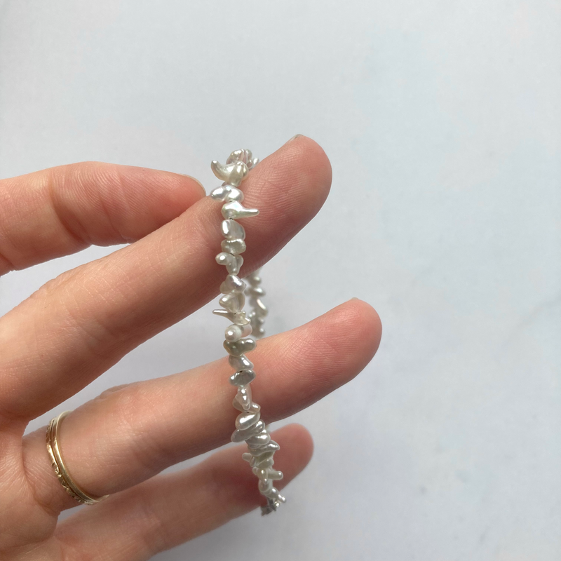 Keishi Pearl Bracelet Detail