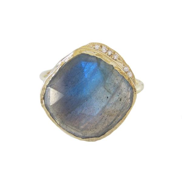 Labradorite Cove Ring in 14K Yellow Gold