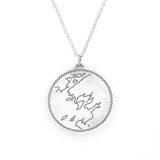 Lake Ontario Chart Necklace