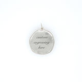Medium Round Engravable Charm