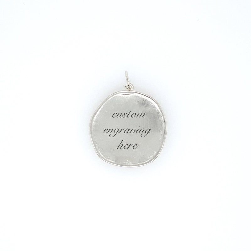 Medium Round Engravable Charm