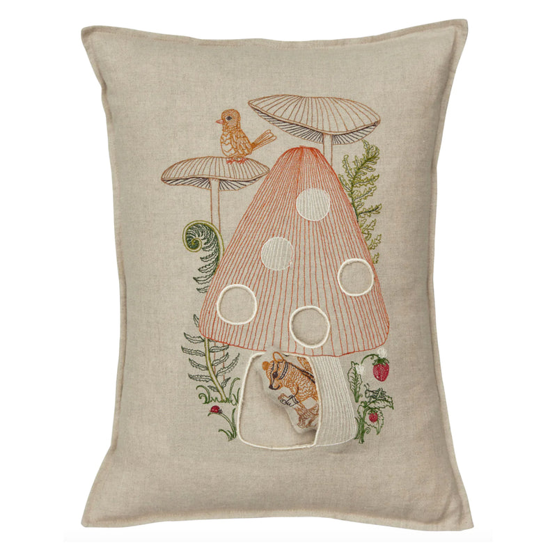 Pocket Pillow (Mushroom House)