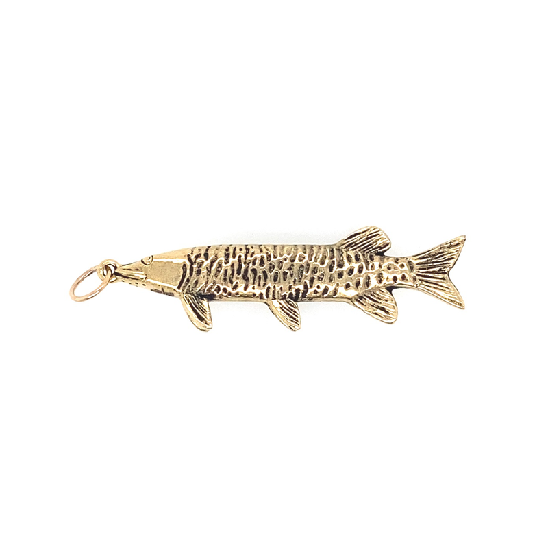 Muskie Charm – The Golden Cleat