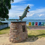 "The Muskie" Statue Necklace