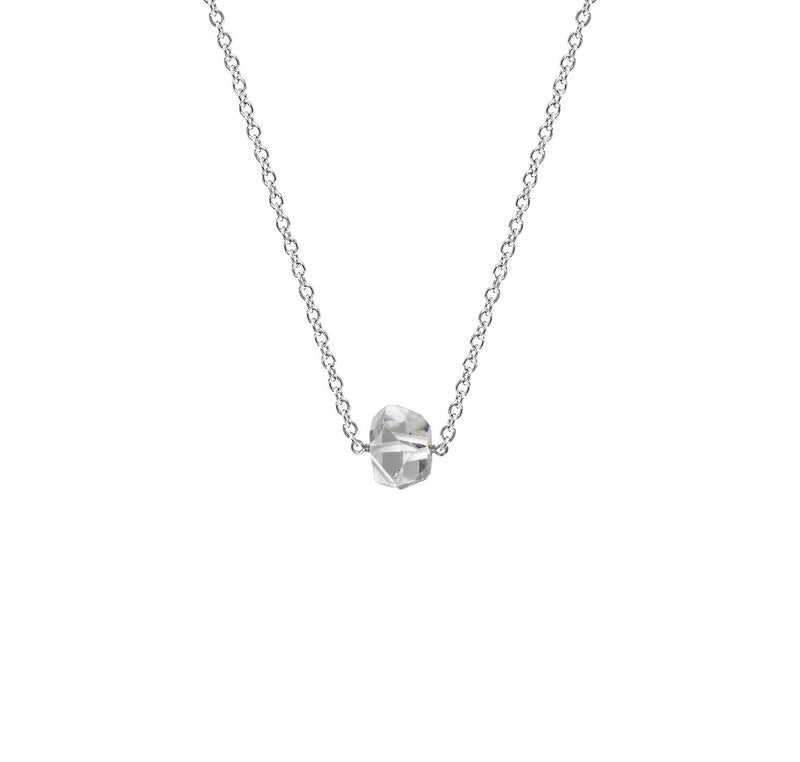 Herkimer Diamond Single Drop Necklace