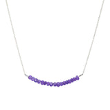 Classic Gemstone Bar Necklace