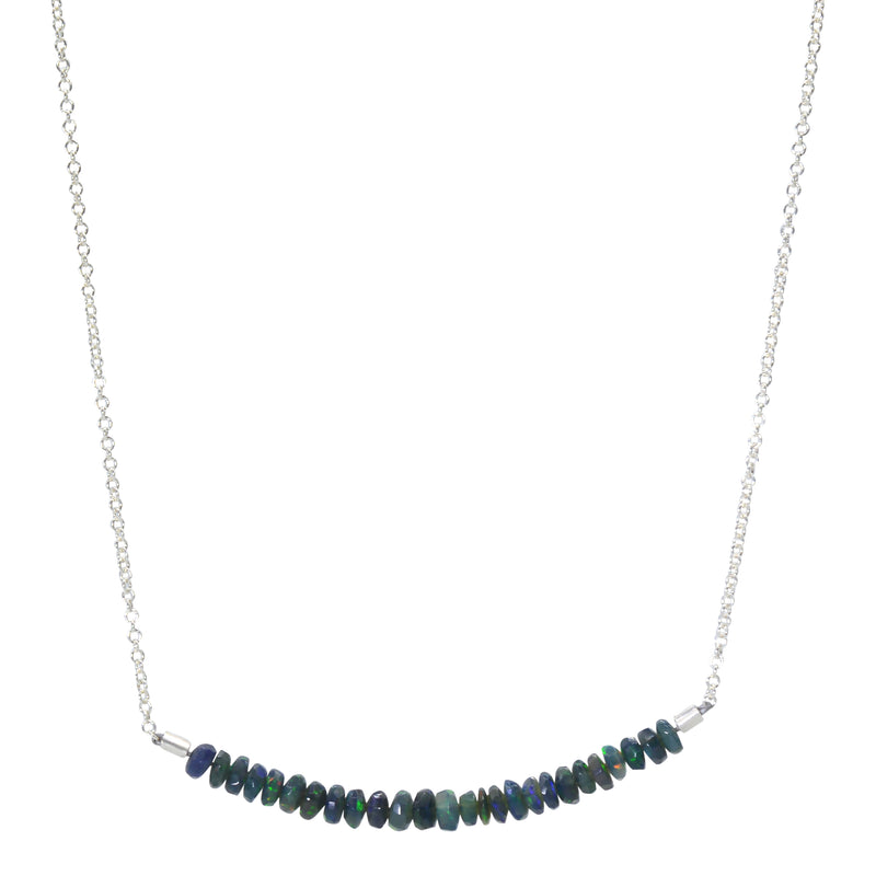Classic Gemstone Bar Necklace