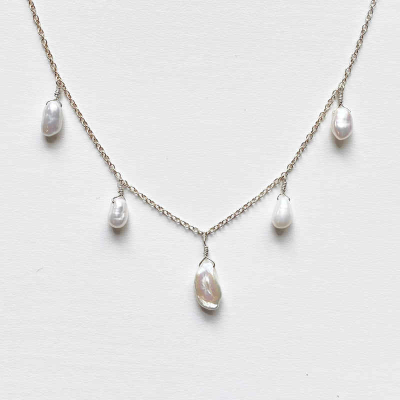 Baroque Pearl Multidrop Necklace
