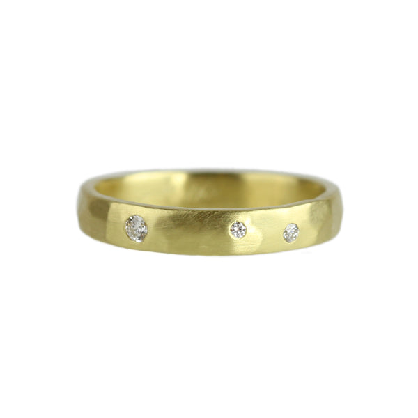 Orion Ring with Diamonds in 14K Yellow Gold