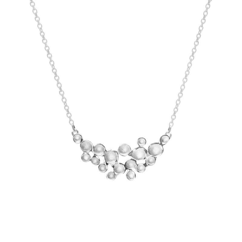 Crescent Champagne Pendant Necklace