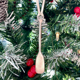 Paddle Pewter Ornament