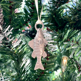Perch Pewter Ornament