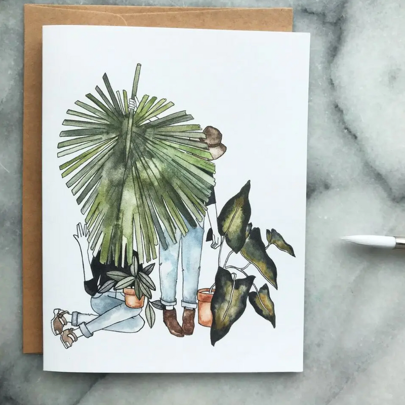 Greeting Card (Plant Besties Watercolor)