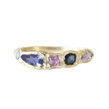 Journey Treasure Moonlight Ring in 14K Yellow Gold