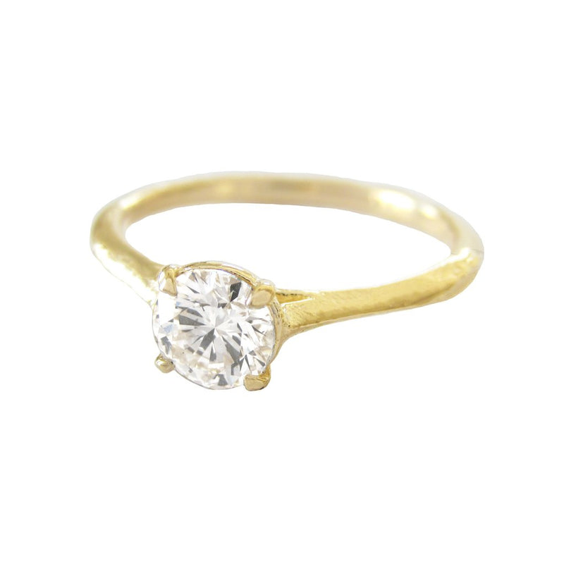 Aerial Diamond Ring in 14K Yellow Gold