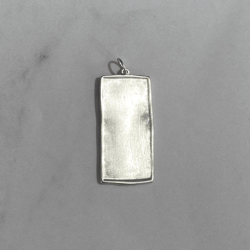 Rectangular Engravable Necklace