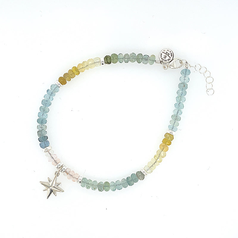 Gemstone Compass Rose Bracelet