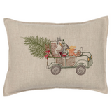 Pocket Pillow (Christmas Tree Car)