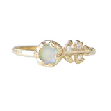 Floret Opal Ring in 14K Yellow Gold