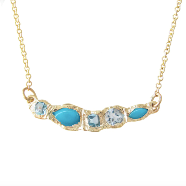 Journey Treasure Lagoon Necklace in 14K Yellow Gold