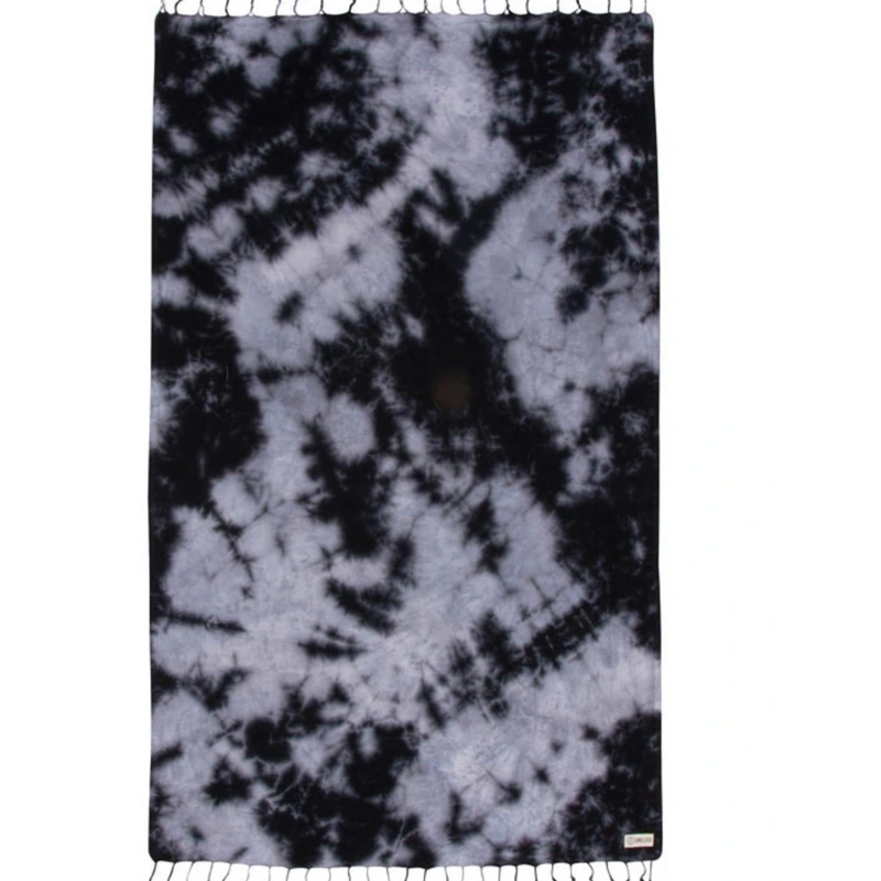 Black Acid Wash Towel