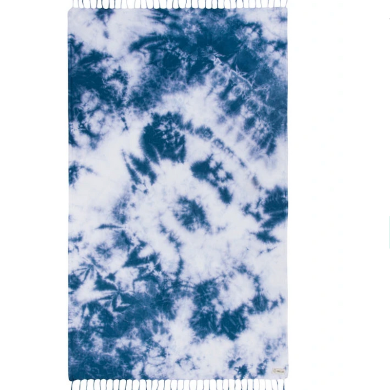 Navy Acid Wash Towel