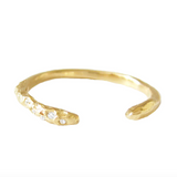 Tentacle Cuff Ring in 14K Yellow Gold