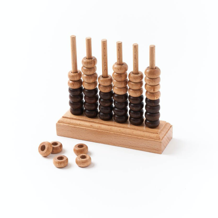 Mango Wood Four-in-a-Row Game