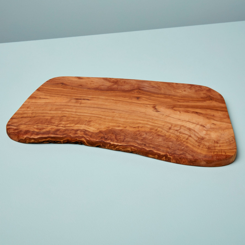 Organic Shaped Olive Wood Board