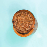Flora Mango Wood Pivot-Top Box