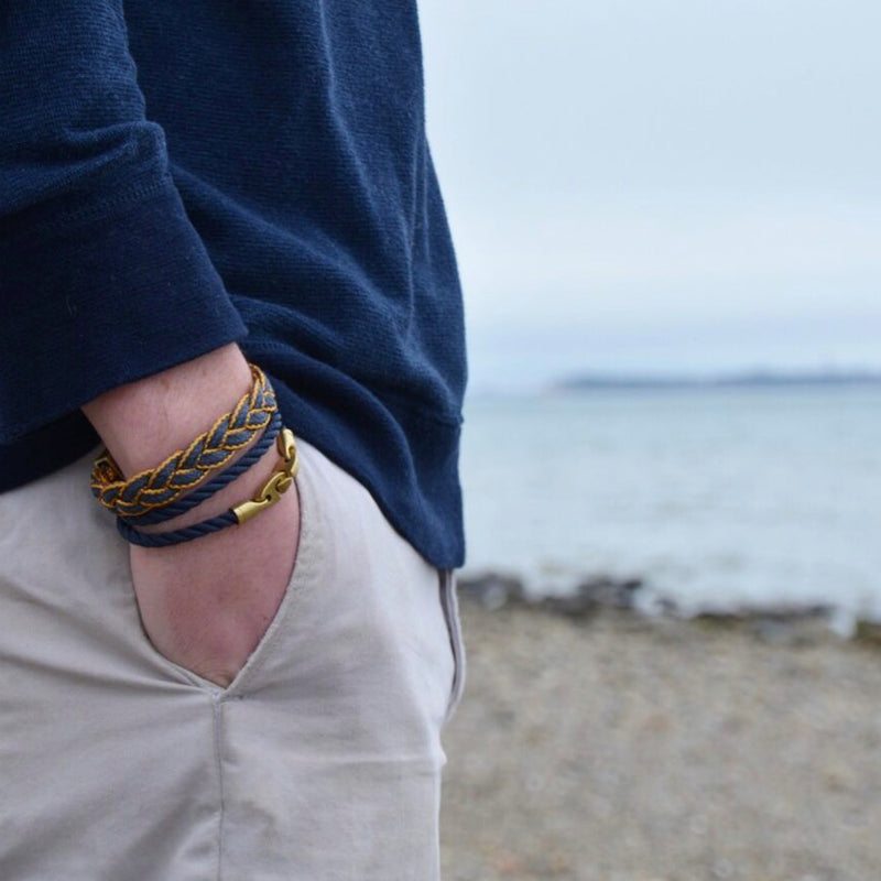 Journey Double Rope Bracelet (Navy)