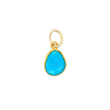 Channel Set Turquoise Pendant