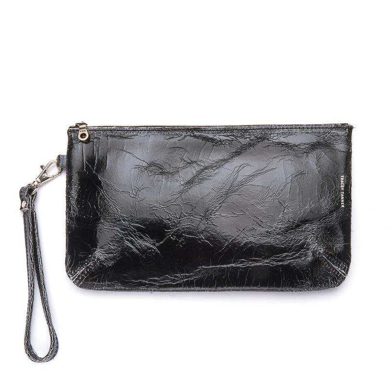 Large leather wristlet pouch store