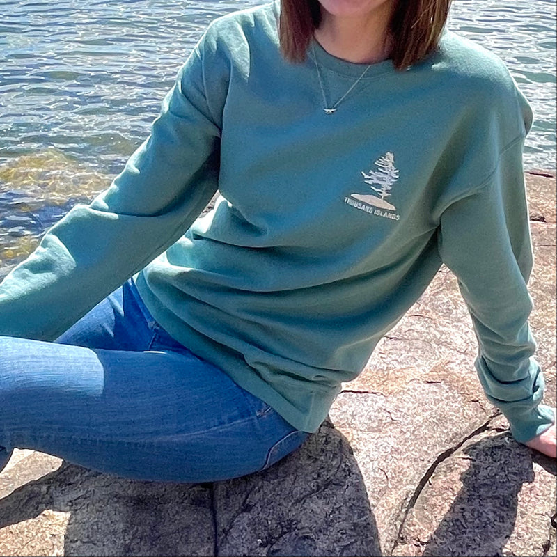 Windswept Pine ComfortWash Crewneck