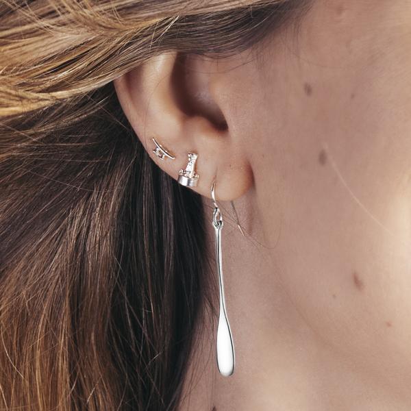 Channel Marker Stud Earrings